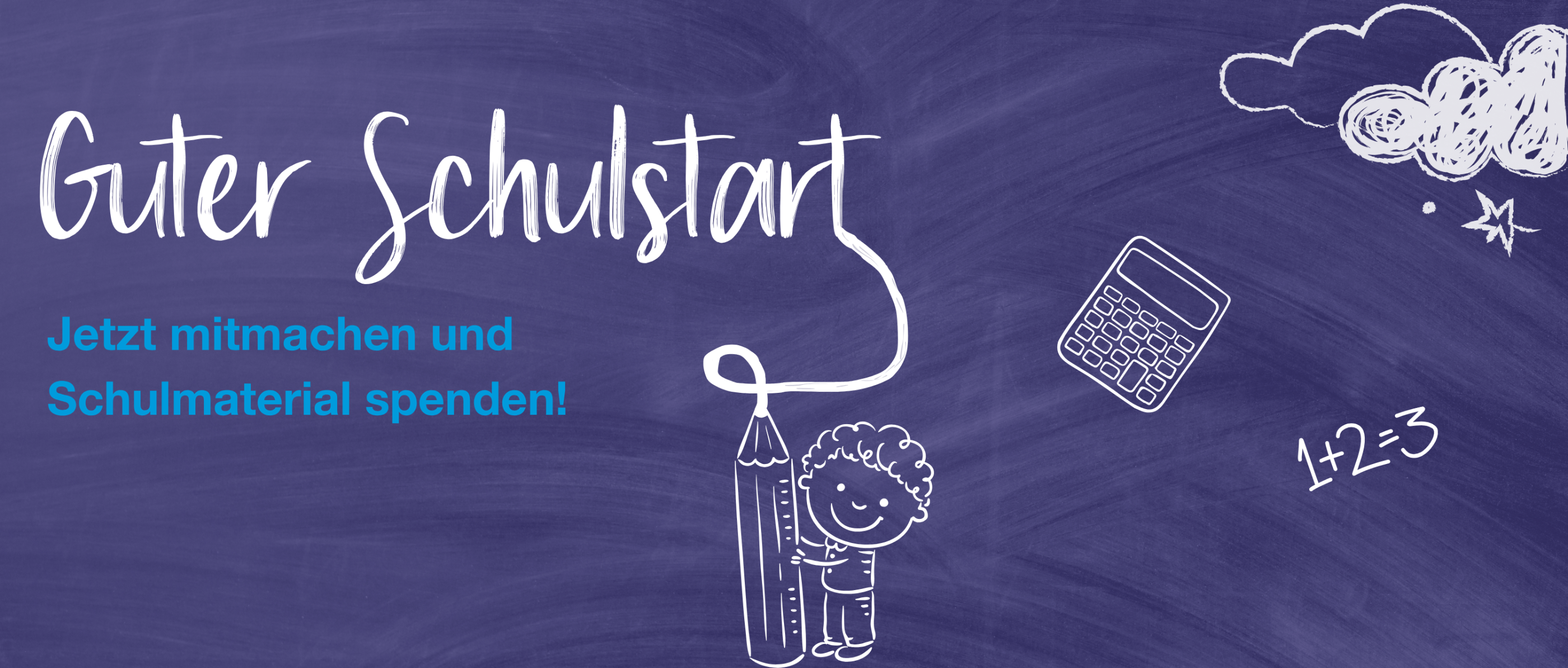 Spendenaktion für Schulmaterial zur Einschulung