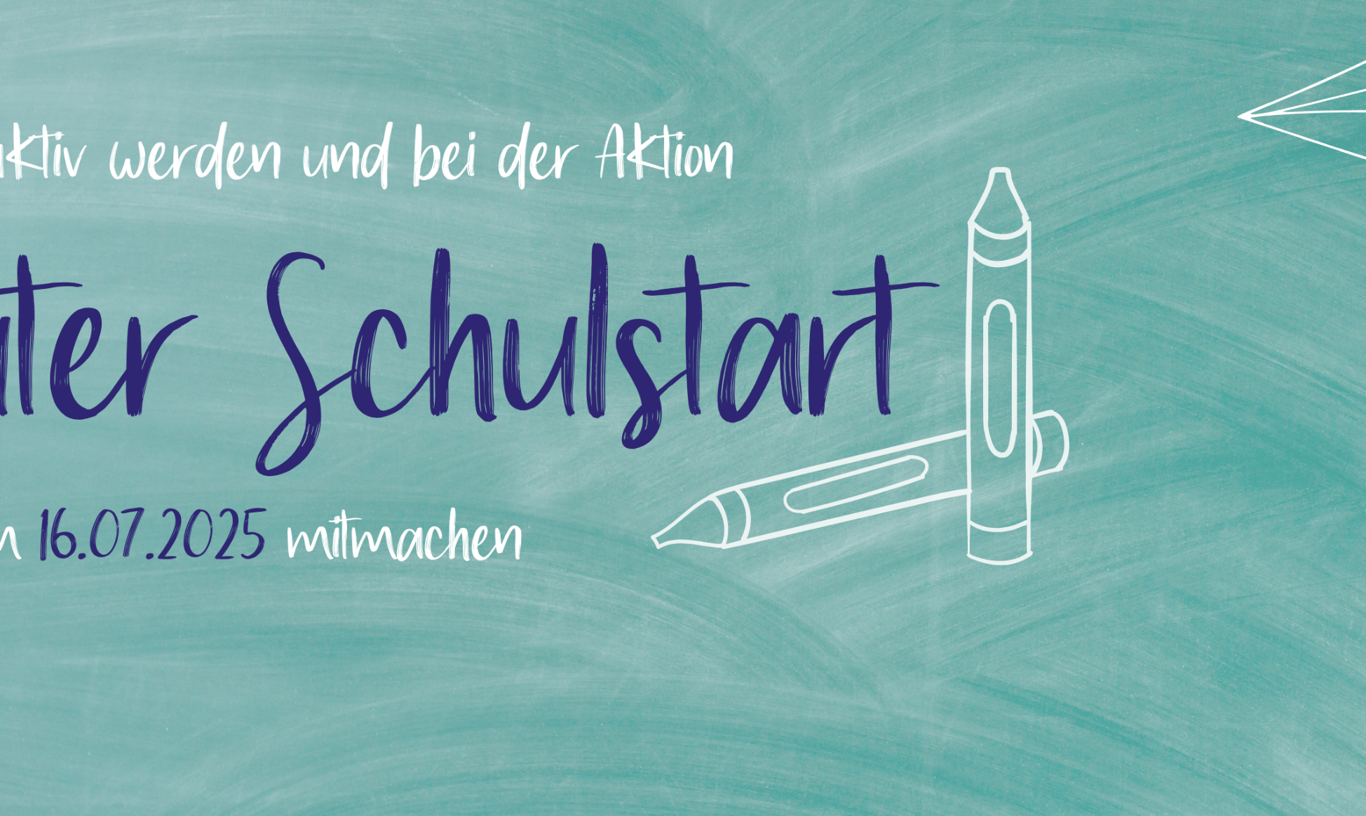 Jetzt mitmachen, damit wir gemeinsam Kindern in Armut zu einem guten Schulstart verhelfen können.