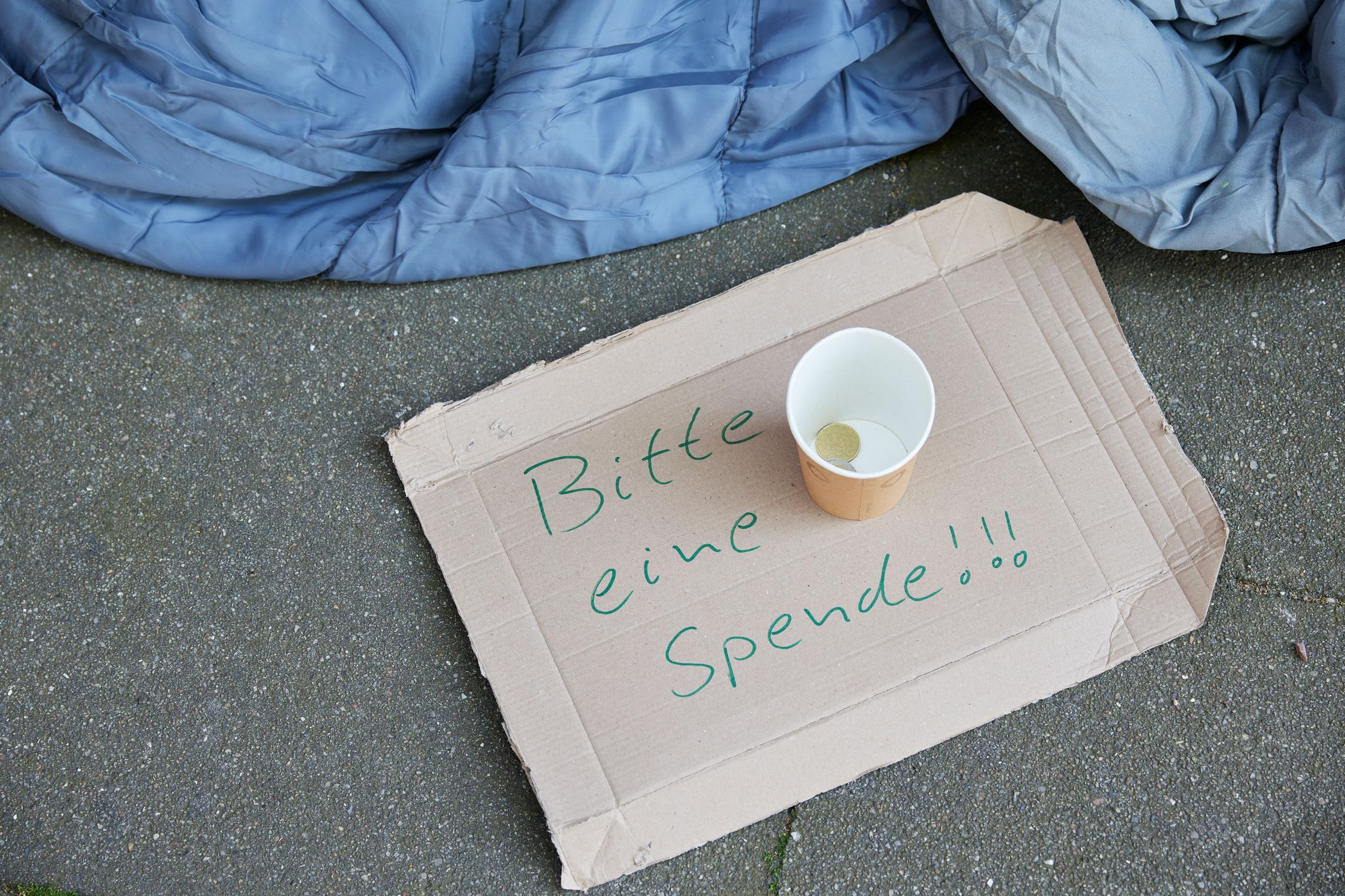 Nur dank Spenden können wir Menschen, die in Hamburg auf der Straße leben helfen